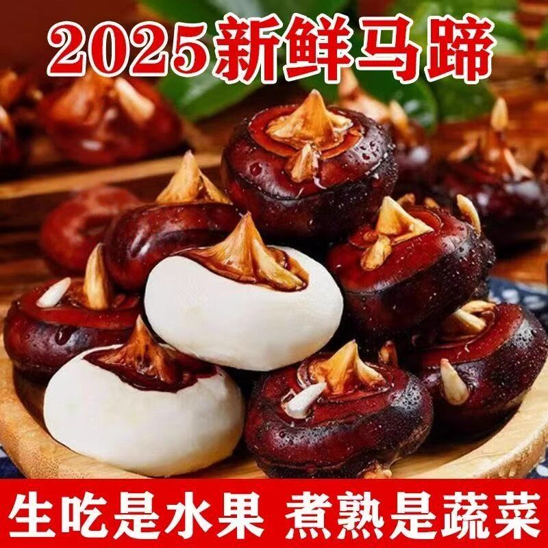 广西牛奶大马蹄荸荠新鲜9斤水果珍珠马蹄莲无为荸荠马蹄果包邮