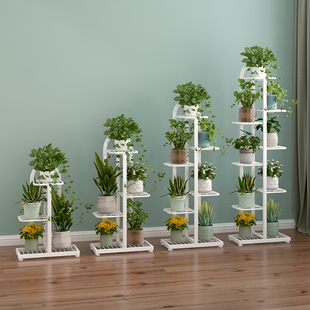 花架子客厅落地式 多层绿植摆放架铁艺室内花架置物架阳台 2025新款