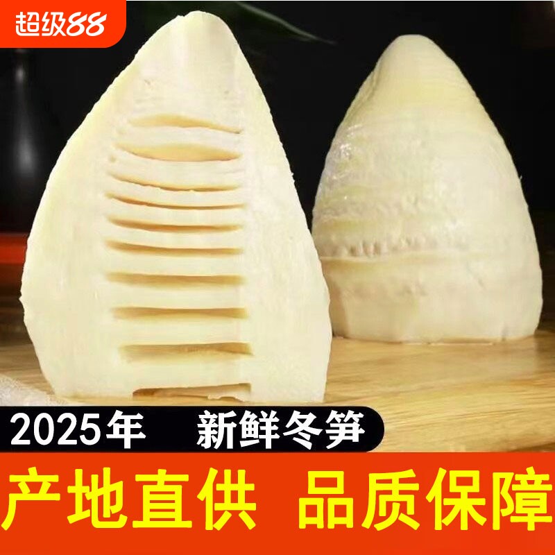 江西竹笋新鲜嫩笋片景免泡图片