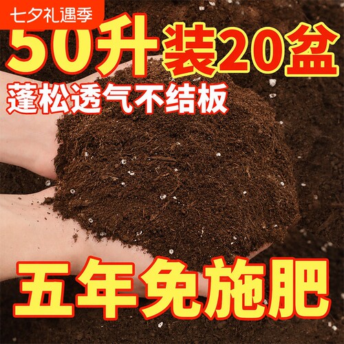 营养土通用型透气泥炭种菜土养花土壤多肉种植有机土轻质