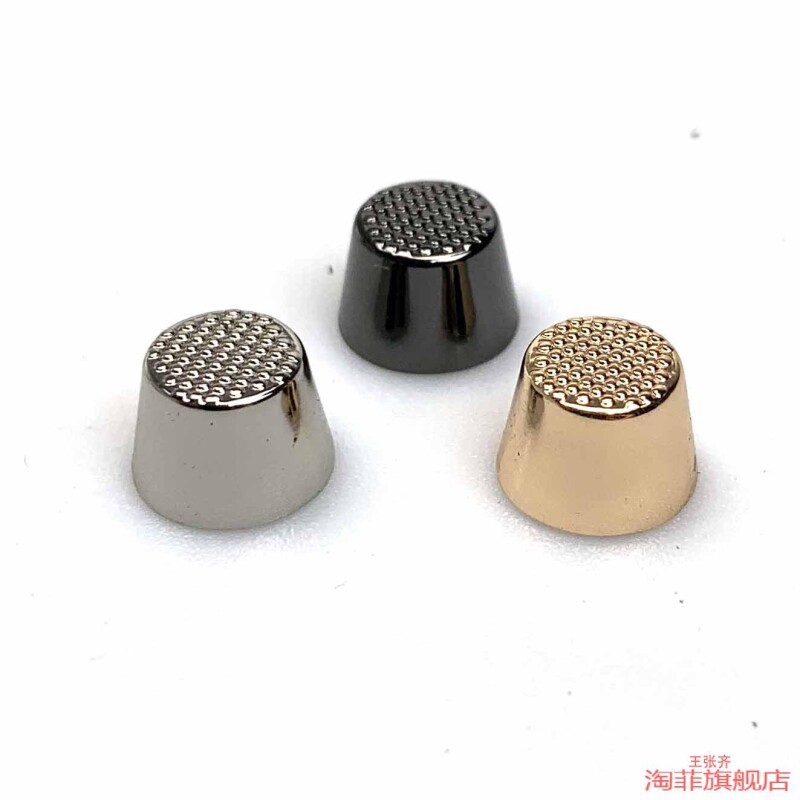 螺丝钉压铸箱包上青古铜色水桶形包包五金脚钉锌合金压纹铆钉宽钉