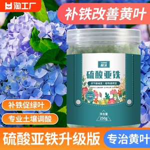 硫酸亚铁肥料花卉植物茉莉栀子花茶花专用水溶肥生根粉缓释肥通用