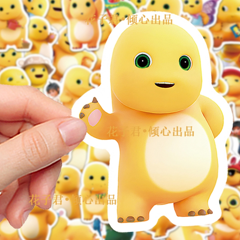 100张小奶龙贴纸ins卡通可爱搞怪趣味奶龙表情包贴画diy手账桌面