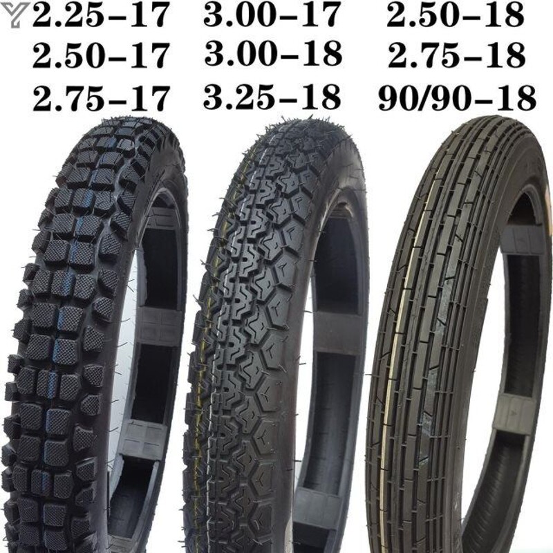 2.75一18轮胎全新摩托车轮胎2.25 3.00-18外胎275-17前胎越野胎