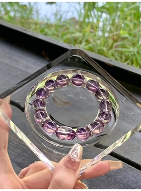 串珠盘手链水晶展示子透