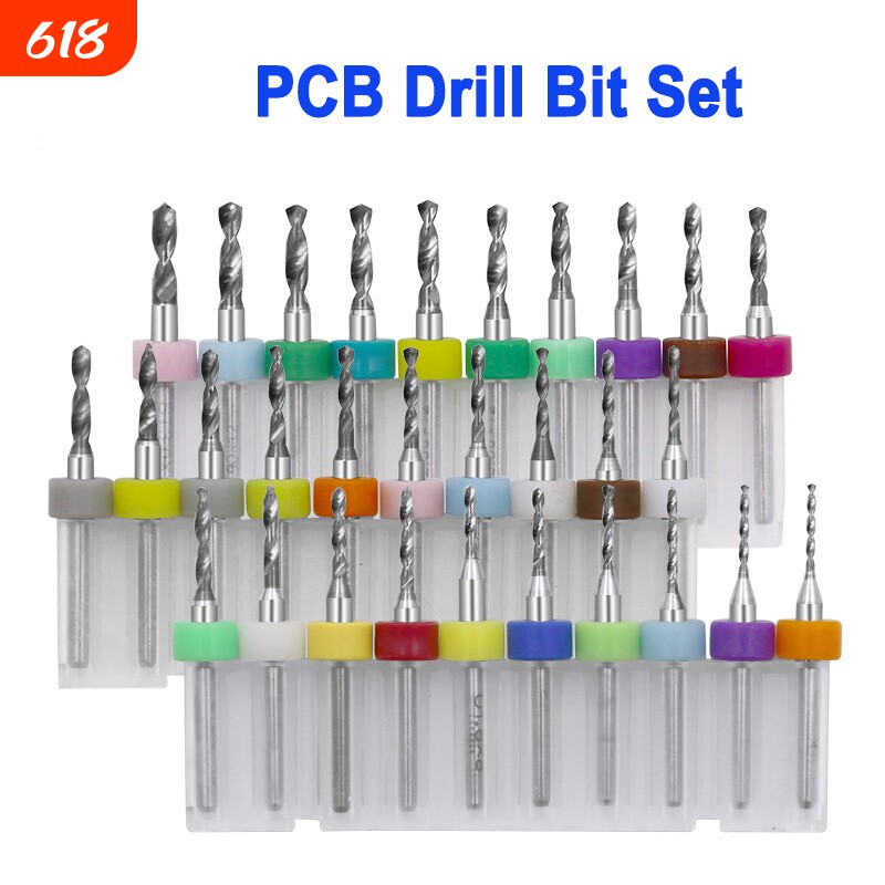 PCB钻头钨钢钻头雕刻微型小钻头琥珀蜜蜡手捻钻打孔高硬度