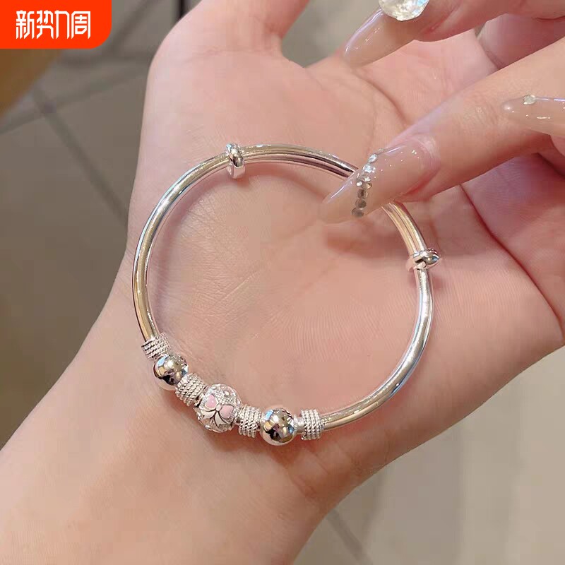 【幂琳】儿童手镯纯小孩镯子学生手镯手环女童镯子生日礼物大中小