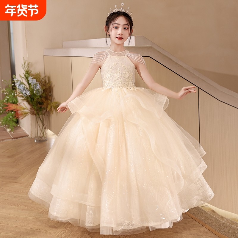 女童生日礼服轻奢高端婚纱公主裙儿童花童女孩主持人钢琴小众12,童装/婴儿装/亲子装,儿童礼服,淘宝优惠券,粉丝福利购,淘宝优惠卷