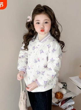 儿童女童秋冬轻薄羽绒服内胆女宝宝羽绒外套百搭HDD237紫色白鸭绒
