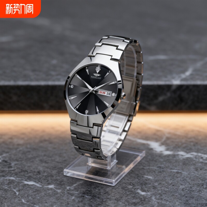 2024新款品牌手表男士非机械表全自动男款品牌防水商务钢表男生表