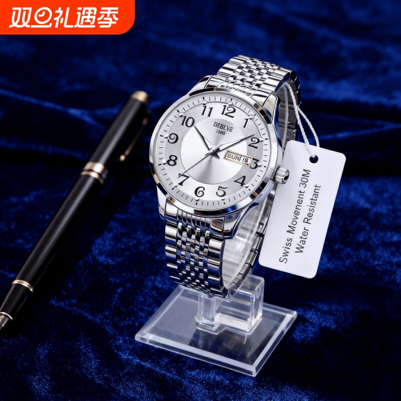 全自动名牌手表男士非机械表学生潮流镂空全自动十大防水男款正品