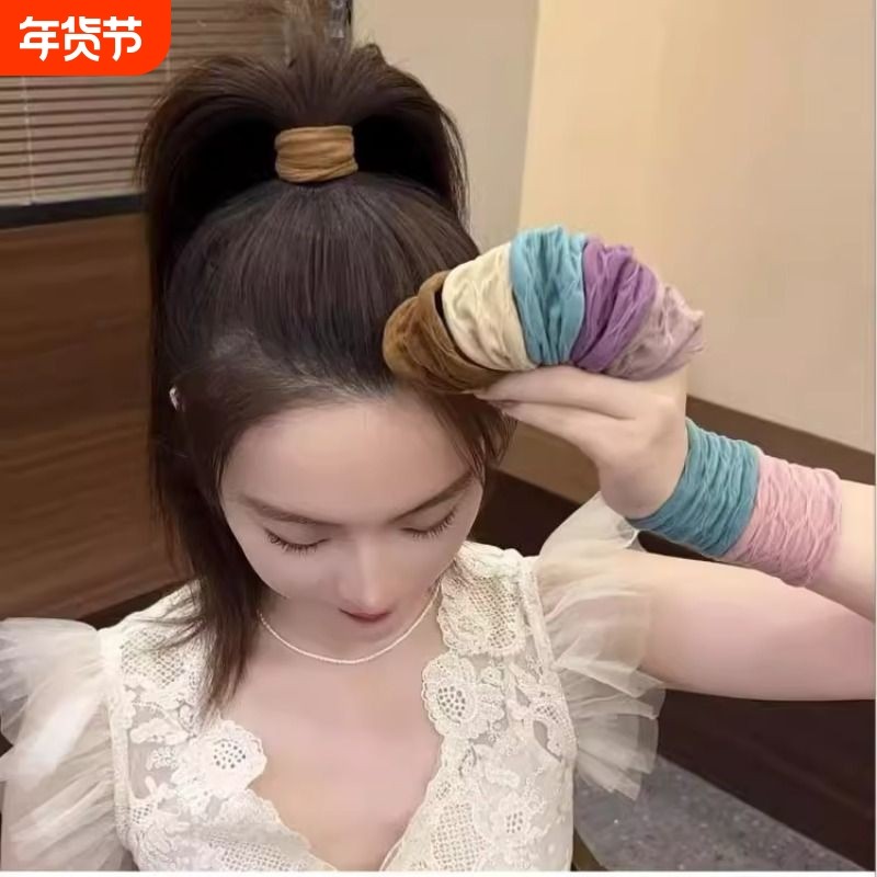 面膜发圈高马尾头绳2025新款网红女高端高弹力耐用皮筋扎头高级感,饰品/流行首饰/时尚饰品新,发饰,淘宝优惠券,粉丝福利购,淘宝优惠卷