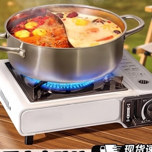 德国户外卡式炉便携式卡磁瓦斯卡斯火锅炉气罐燃气灶新款家用露营