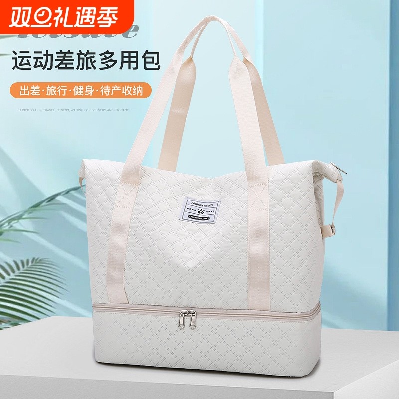 旅行包大容量套拉杆手提待产行李包短途登机出差收纳包健身包