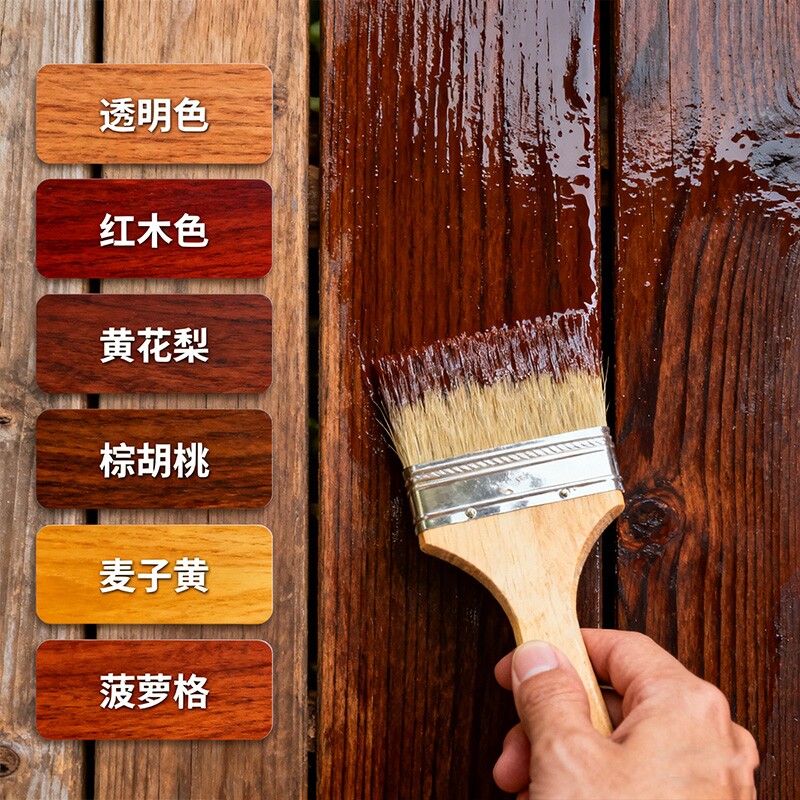 木蜡油防腐木漆实木清漆木器漆木用防水透明色木油漆光油哑光环保图片
