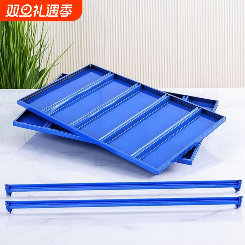 配件-1层隔板自由组合置物架仓储层板/货架立柱组装卡扣横梁承重