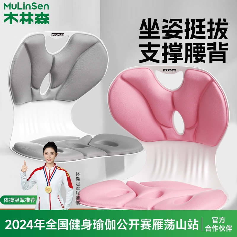 久坐护腰神器办公室椅子人体工程学挺腰器靠背腰部支撑坐垫靠背垫