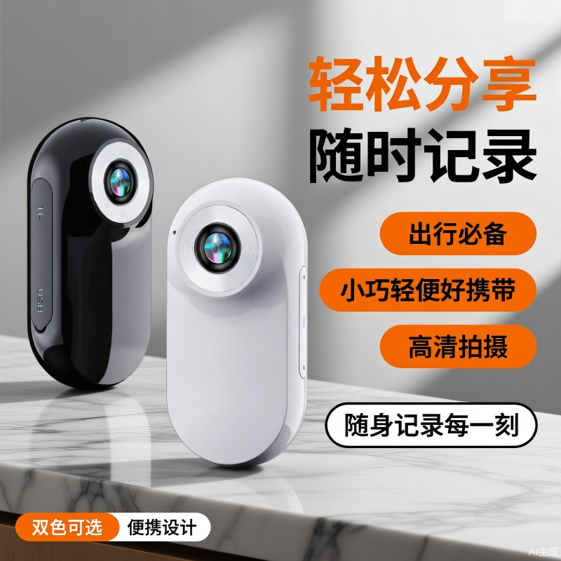 拇指运动摄像机户外骑行旅行记录