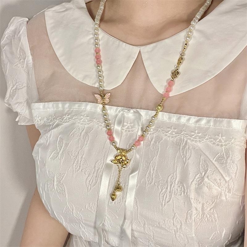 新中式珍珠项链女轻奢小众复古国风长款汉服配饰品,饰品/流行首饰/时尚饰品新,项链,淘宝优惠券,粉丝福利购,淘宝优惠卷