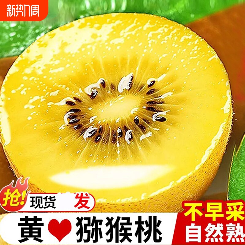 黄心猕猴桃新鲜包邮特大果整箱阳光金果奇异果猴猕桃孕妇当季水果