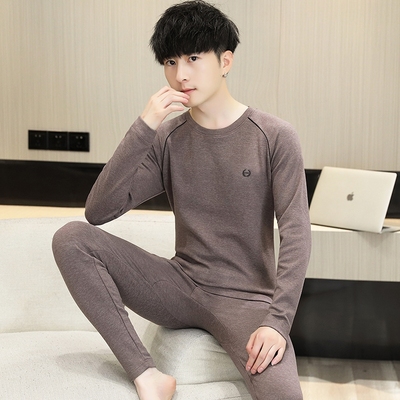 红豆保暖内衣男款德绒发热加厚线衣线裤秋冬内搭德荣秋衣秋裤男士