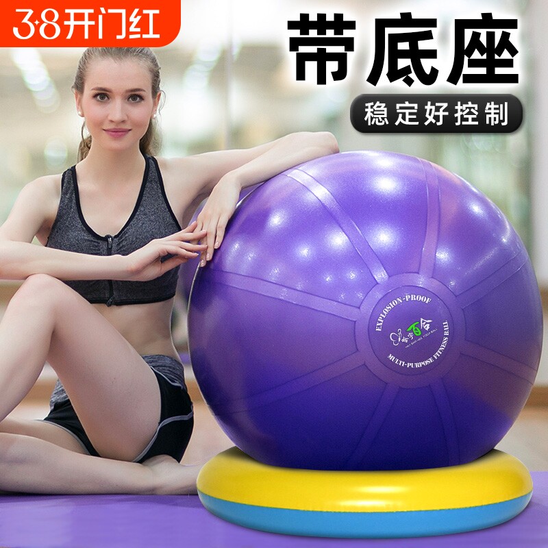 瑜伽球健身球加厚防爆承重1000公斤家用哄娃萝卜尊平替体操瑞士球