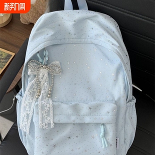 小学生五六年级书包女2025设计双肩包大学生百搭轻便背包初中可放