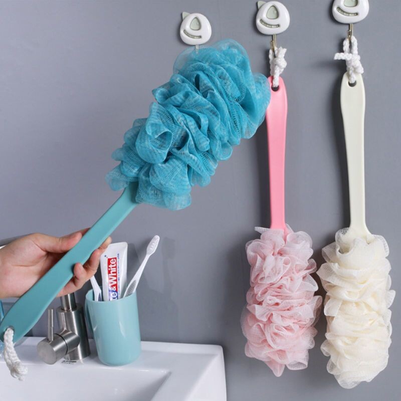 韩式长柄浴花大号洗澡搓背沐浴球成人搓澡神器搓澡巾沐浴软毛浴刷