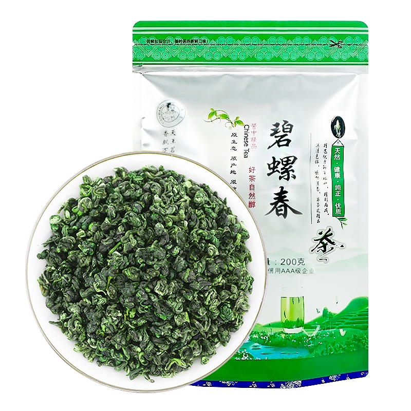 1袋X200g 碧螺春绿茶浓香型口粮茶叶