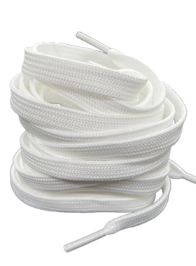 小白鞋鞋带懒人运动休闲扁平鞋男女儿童帆布鞋绳黑白色板鞋防滑