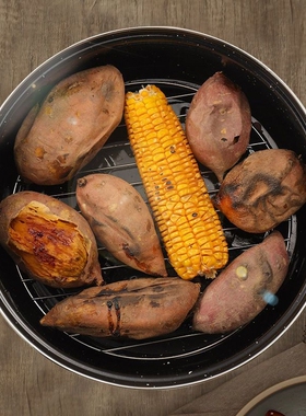 烤红薯烤炉烤地瓜锅家用烤红薯烤肉烤锅烤肉炉烤红薯神器烤盘烧烤