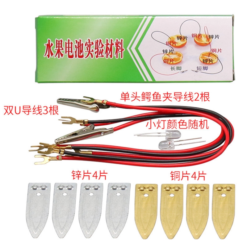 物理小制作水果发电实验器材
