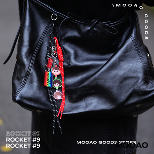 怪奇物语逆世界达斯汀威尔十一麦克复古美式质感红色编织装饰挂绳