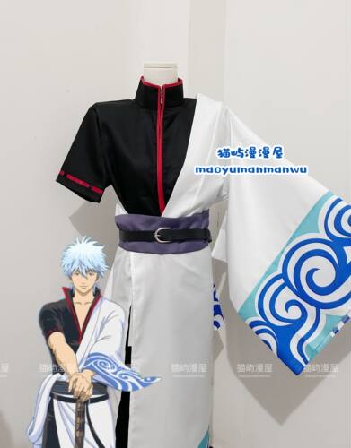 男款银魂坂田银时cos服
