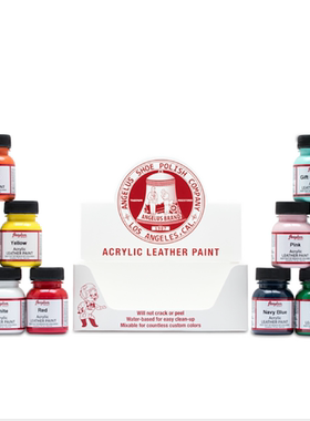 美国进口Angelus皮革颜料球鞋皮鞋皮包DIY手绘涂鸦修复漆安格鲁斯