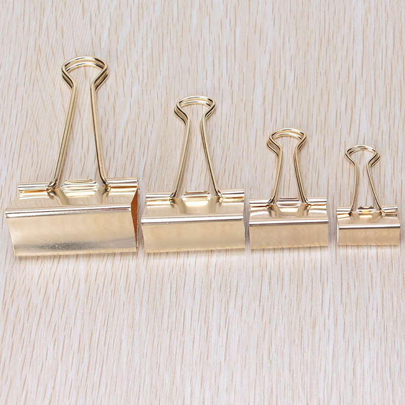 KANGBAI 골든 클립 대형 긴 꼬리 클립 테스트 종이 클립 작은 페타 클립 파일 빌 클립 오피스 문구