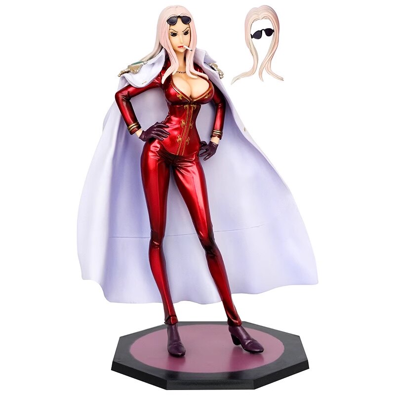 【现货优质版】海贼王pop海军中将少将黑槛日奈缇娜槛槛手办摆件