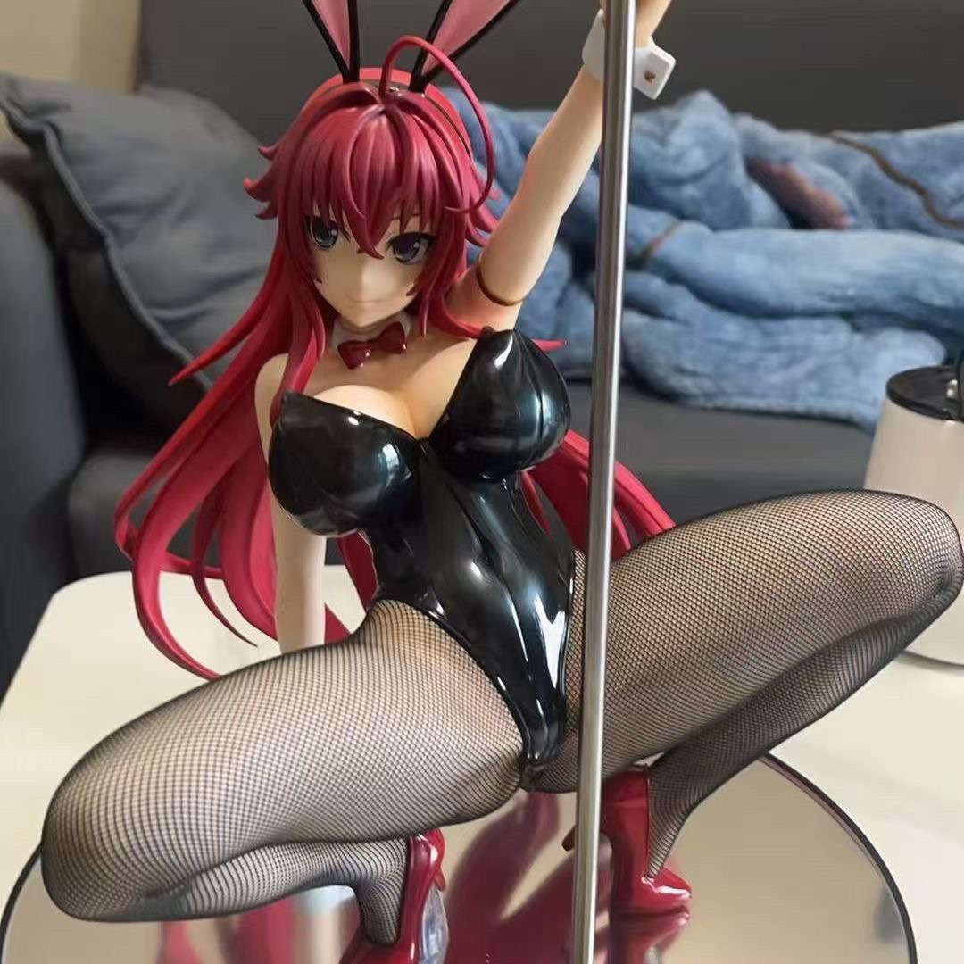 现货恶魔高校新款莉雅丝.吉蒙里兔女郎真弹力丝袜1/4手办模型摆件