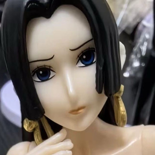 国产特惠全款  海贼澡堂系列浴巾女帝手办坐姿女桌面模型摆件