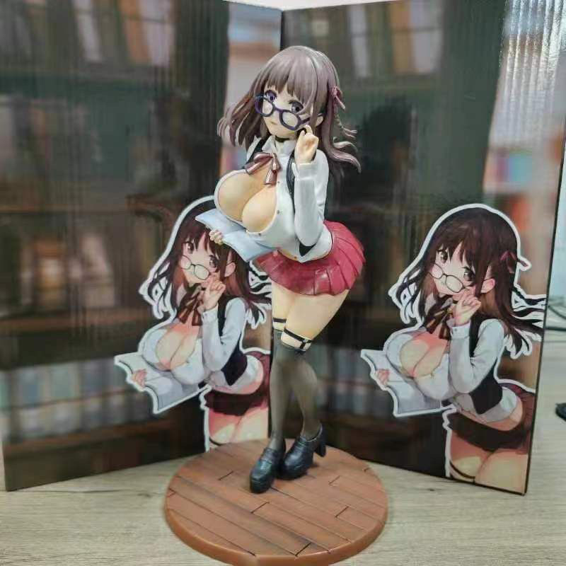 优质版UC眼镜娘秘密的专属图书馆理员手办美少女周边模型机箱摆件