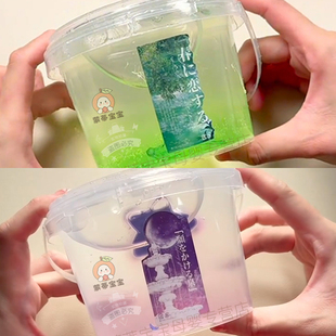 网红童仔同款三井泉颜值液态双层假水大桶高配新品硅胶假水史莱姆