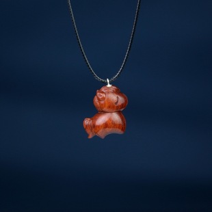 小叶紫檀木马黑檀木生肖马吊坠项链挂件男女情侣本命年转运生日