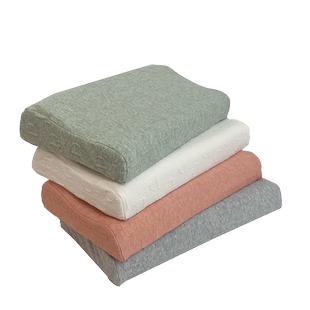 美容院按摩乳胶枕枕头单人护颈橡胶枕睡眠颈椎方枕宿舍学生记忆枕