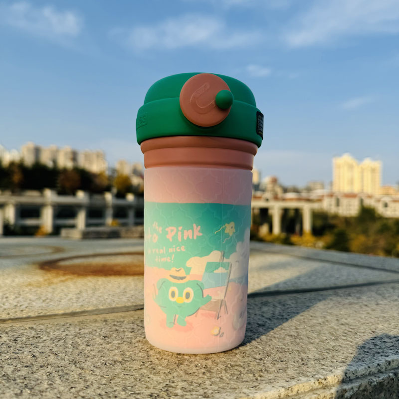 硅胶杯套uooha悠哈双饮咖啡杯套图片