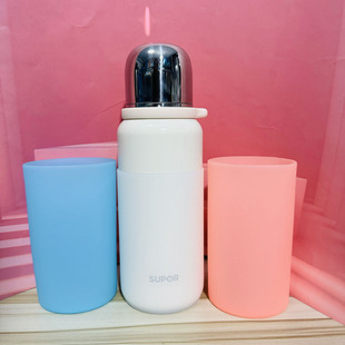 8cm硅胶杯套苏泊尔保温杯680ml水壶套大容量水杯防摔防滑保护套垫