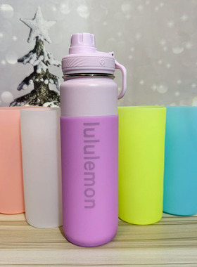 7.5cm7.7硅胶杯套lululemon保温杯杯套保护套530ml710ml防磨杯垫