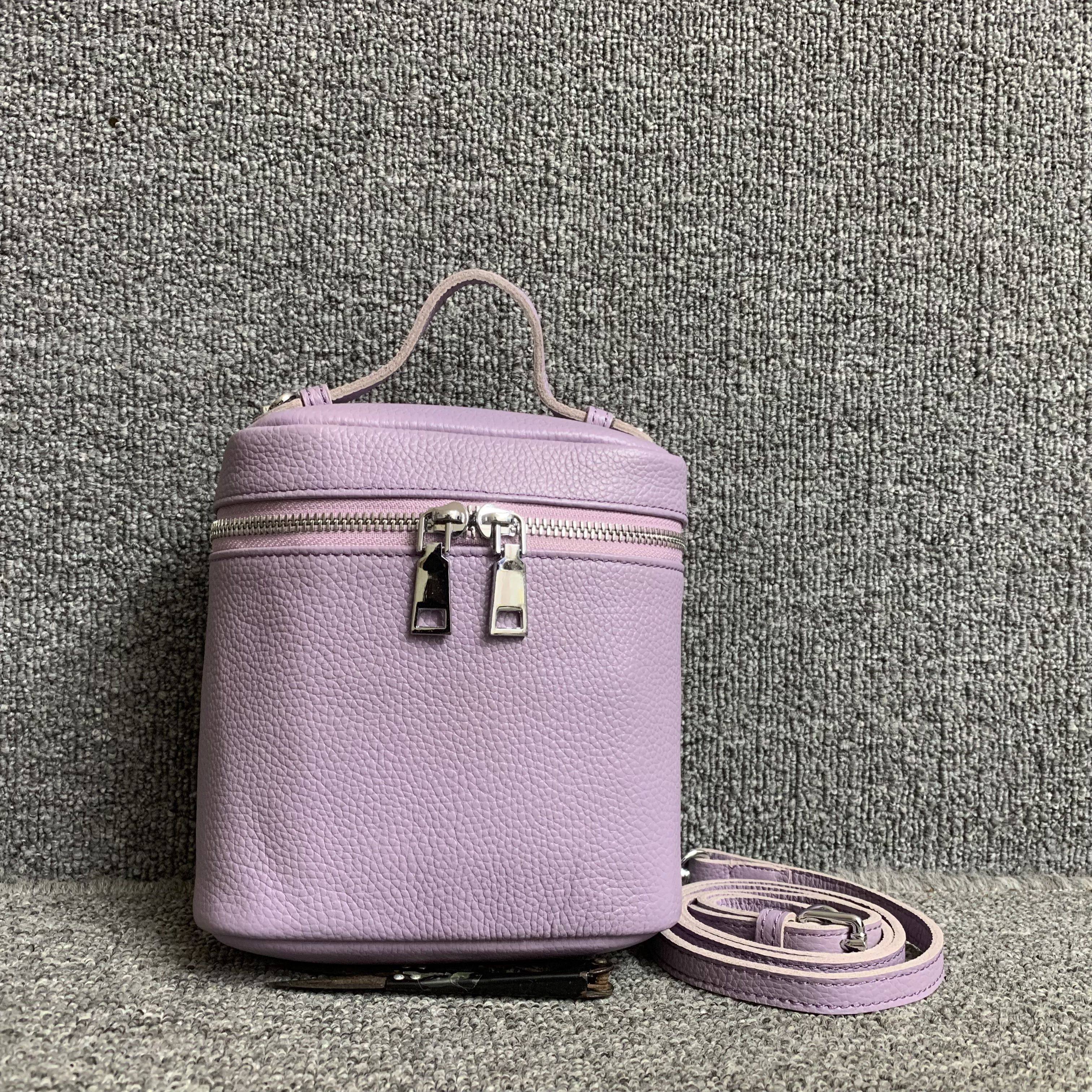 商场撤柜货真皮女包韩版百搭时尚头层牛皮女手提单肩小水桶包小包