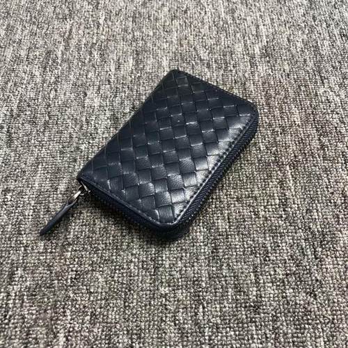 商场撤柜货羊皮编织纹零钱包超值