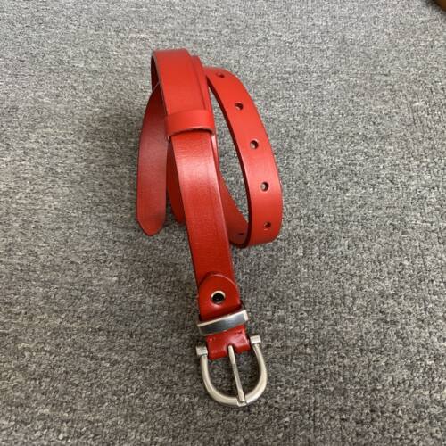 梦嘉丽头层牛皮针扣腰带女