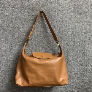 女包小众设计真皮软包手感好皮质软头层牛皮腋下单肩简约饺子包女